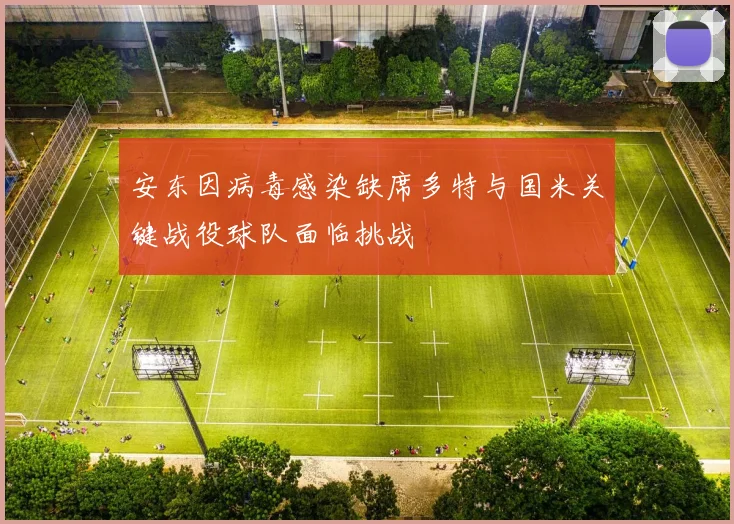 安东因病毒感染缺席多特与国米关键战役球队面临挑战